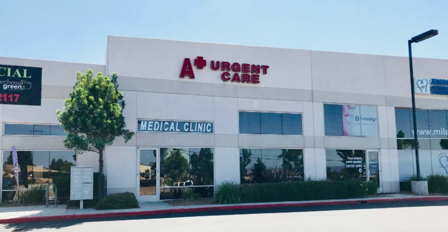 A+ Urgent Care - Murrieta/Technology Drive Location