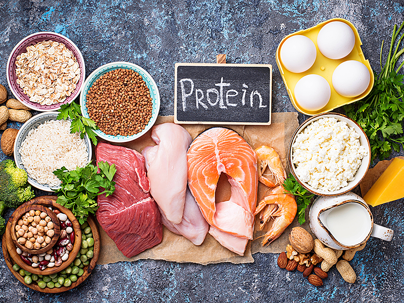 proteína en los alimentos